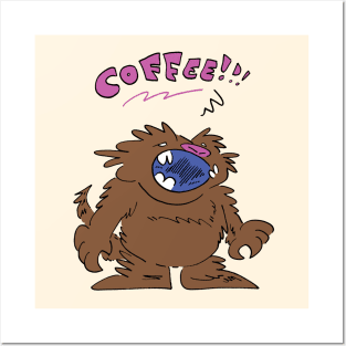 Inner Coffee Monster Posters and Art